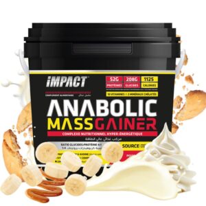 Anabolic mass gainer Banoffee 5kg - weight gainer pour prise de masse et récupération